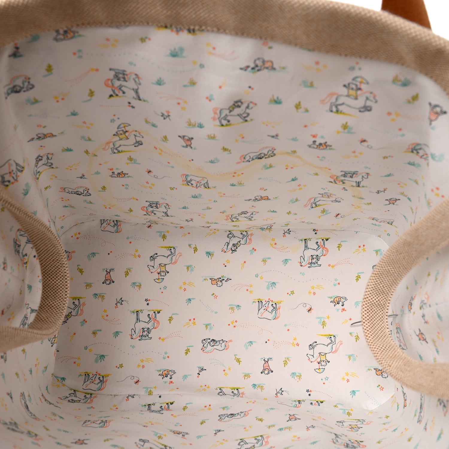 H Canvas Cabriole Nappy Bag Biscuit