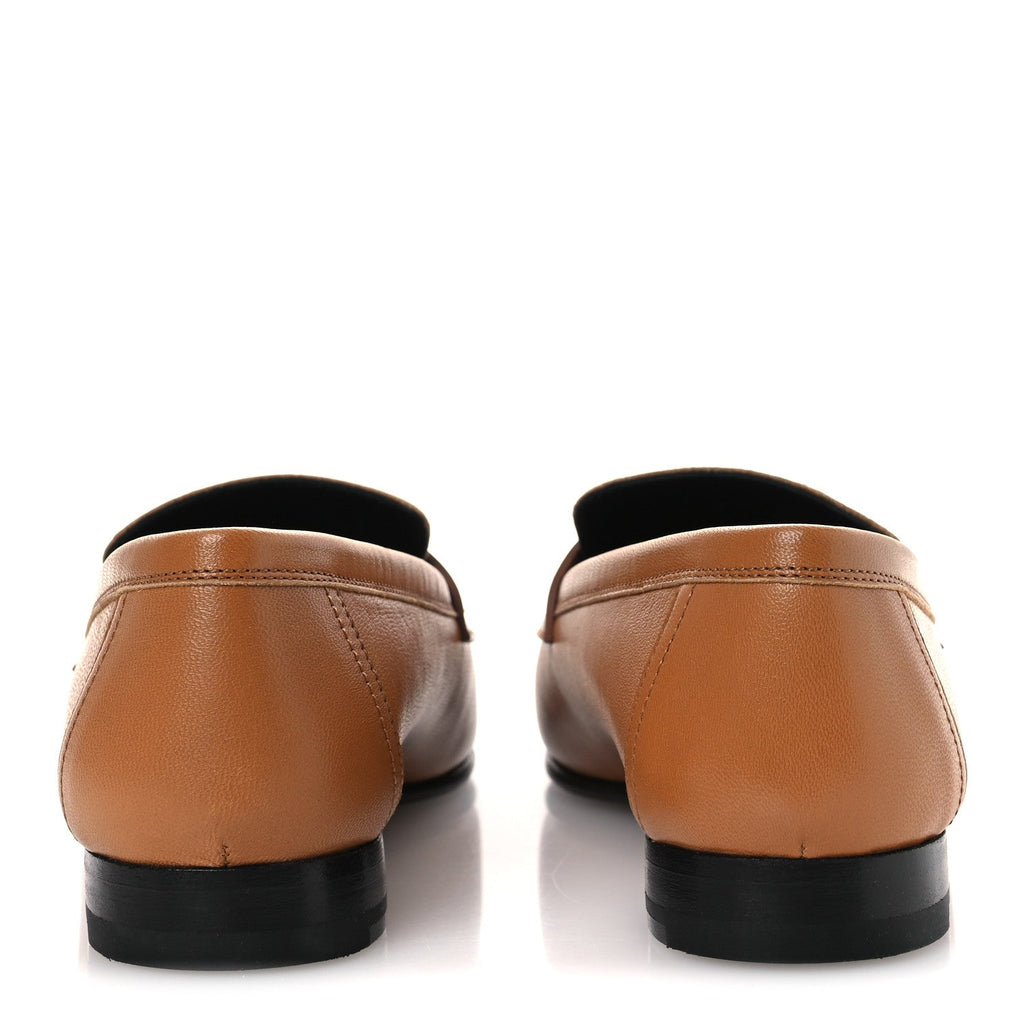 Goatskin Womens Royal Loafers 36 Naturel