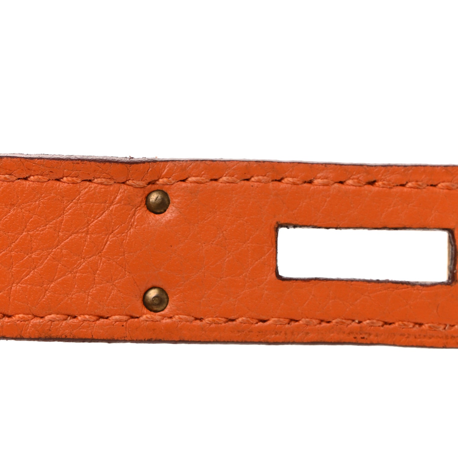 Taurillon Clemence Birkin 30 Orange
