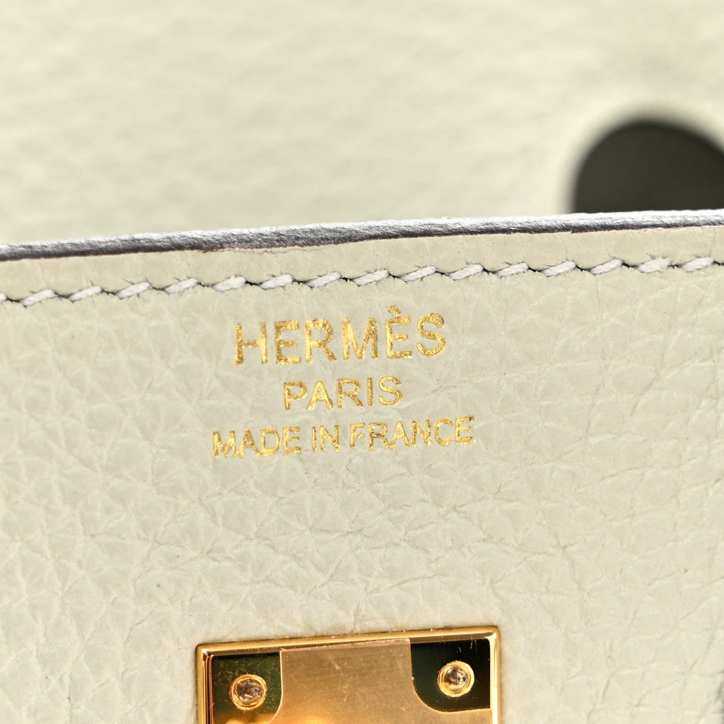 Togo Birkin 25 Gris Neve