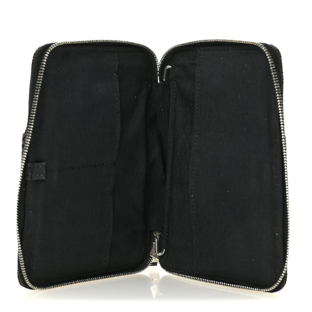 Canvas Herline Zip Wallet Grey