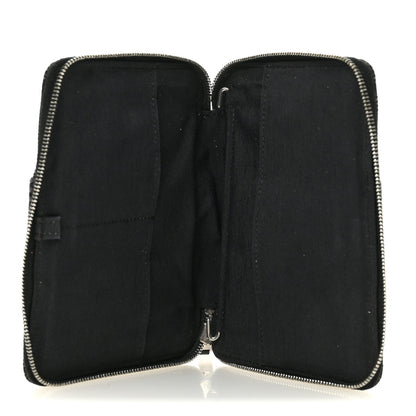 Canvas Herline Zip Wallet Grey
