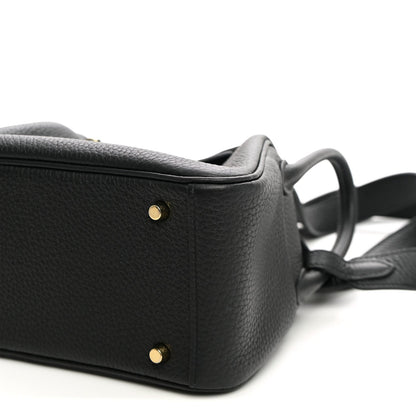 Taurillon Clemence Mini Lindy 20 Black