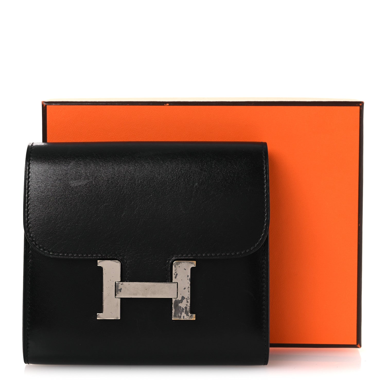 Box Constance Short Wallet Black