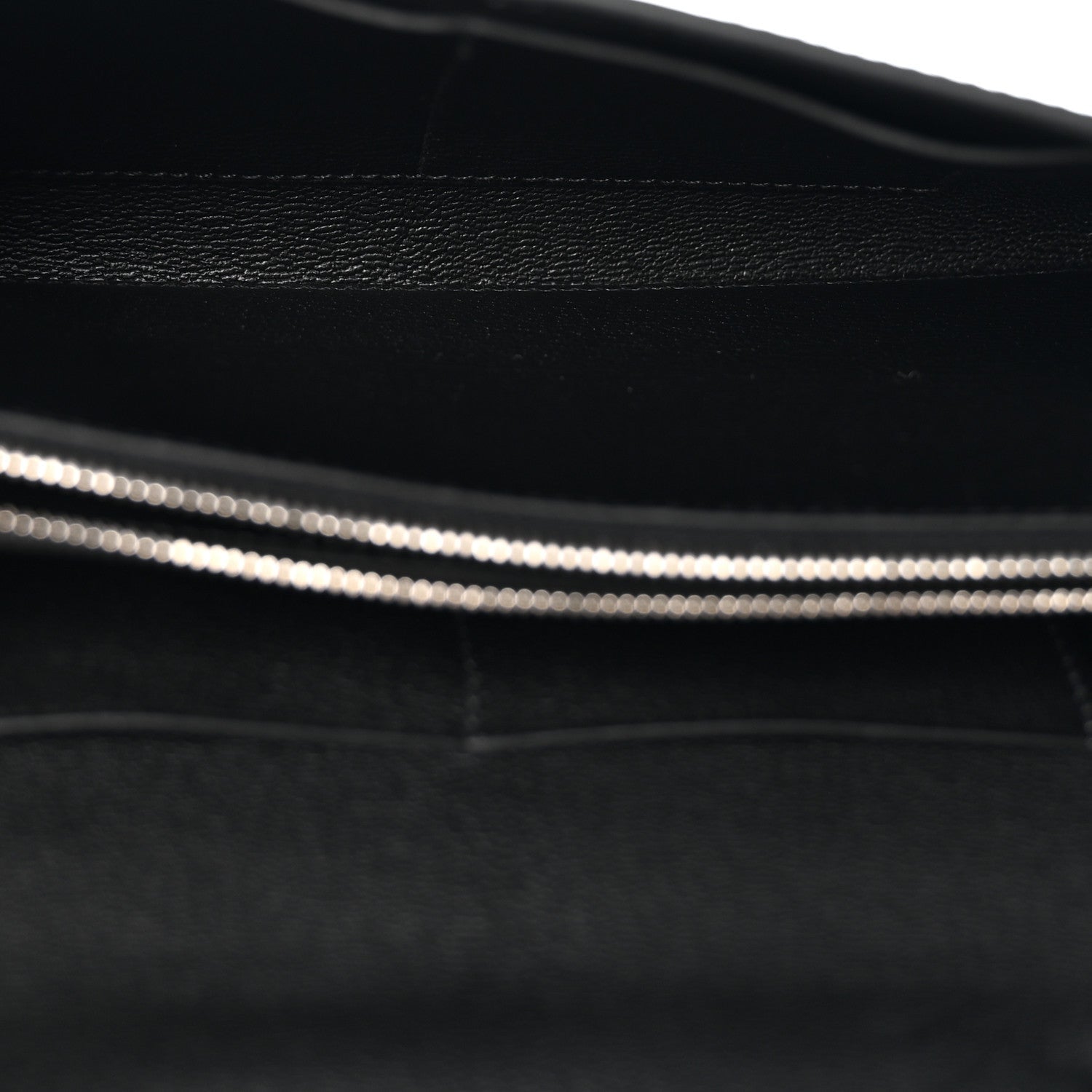 Shiny Alligator Kelly Wallet To Go Black