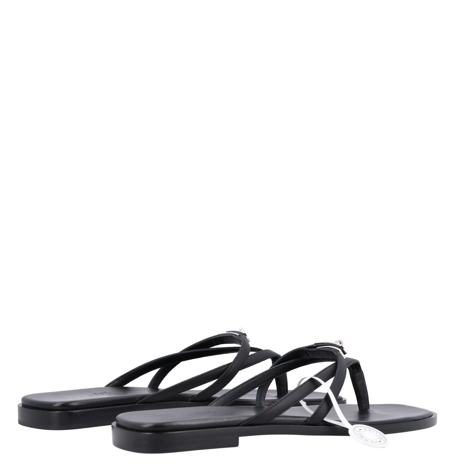 Calfskin Miss Sandals 39 Black