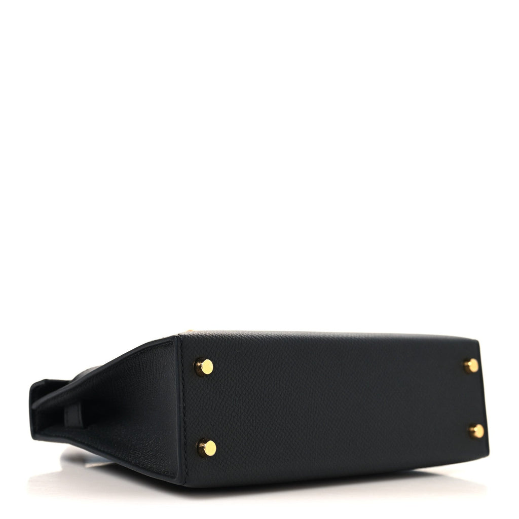 Epsom Mini Kelly Sellier 20 Black