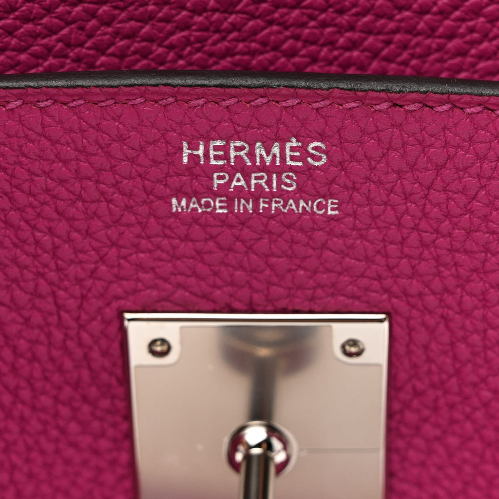 Togo Birkin 30 Rose Pourpre