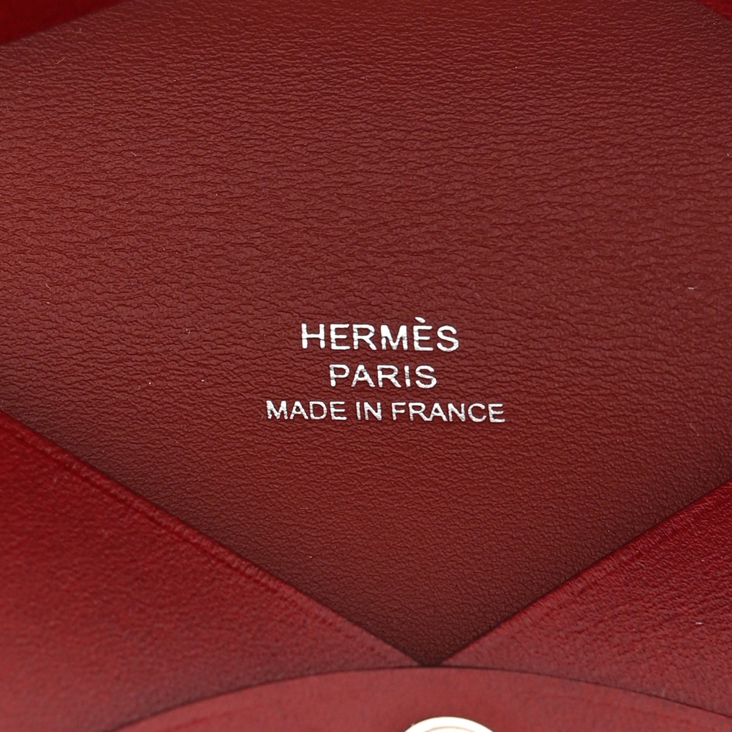 Box Calvi Card Case Rouge H