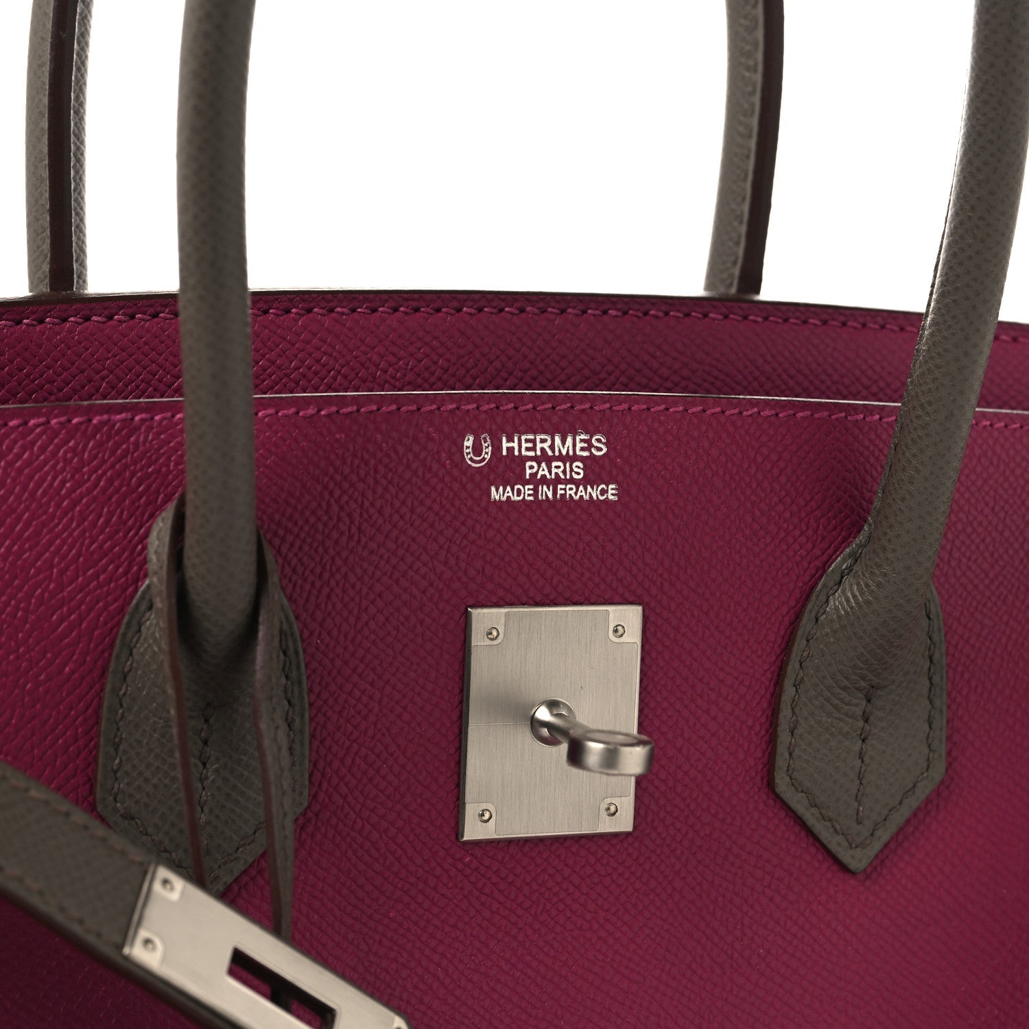 Epsom Horseshoe Birkin 35 Etain Tosca