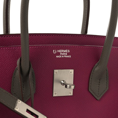 Epsom Horseshoe Birkin 35 Etain Tosca