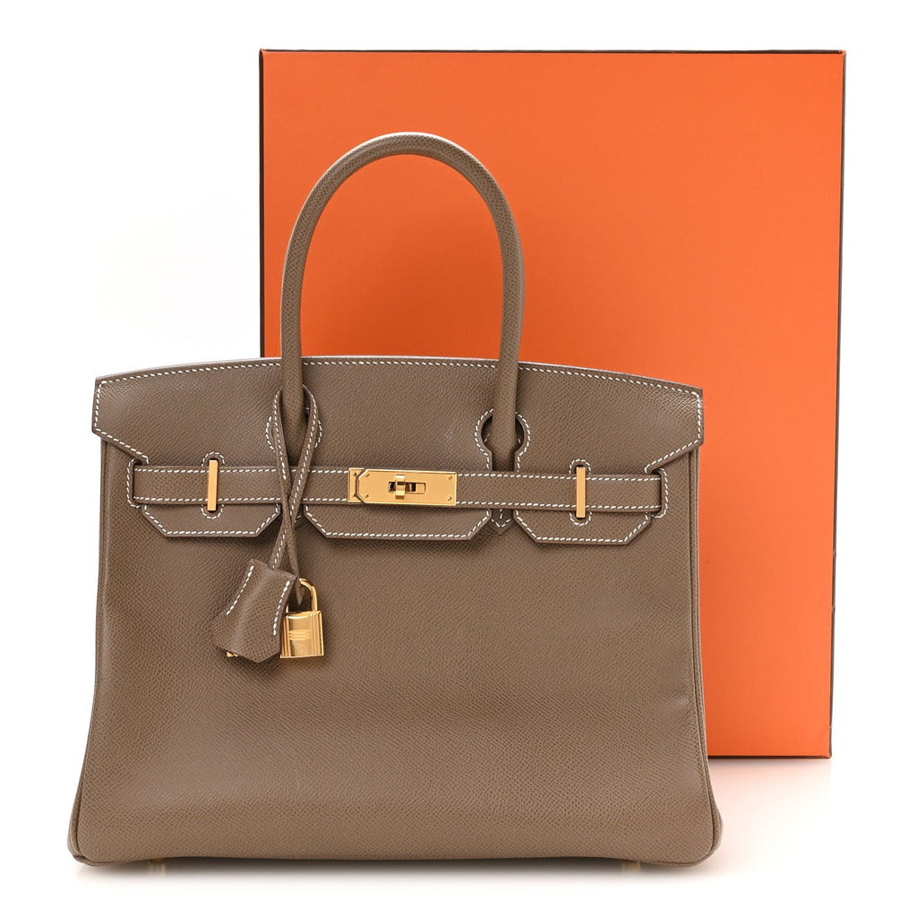 Epsom Birkin 30 Etoupe