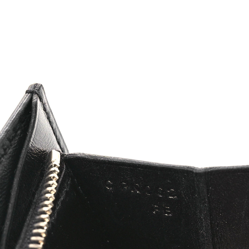 Box Constance Short Wallet Black