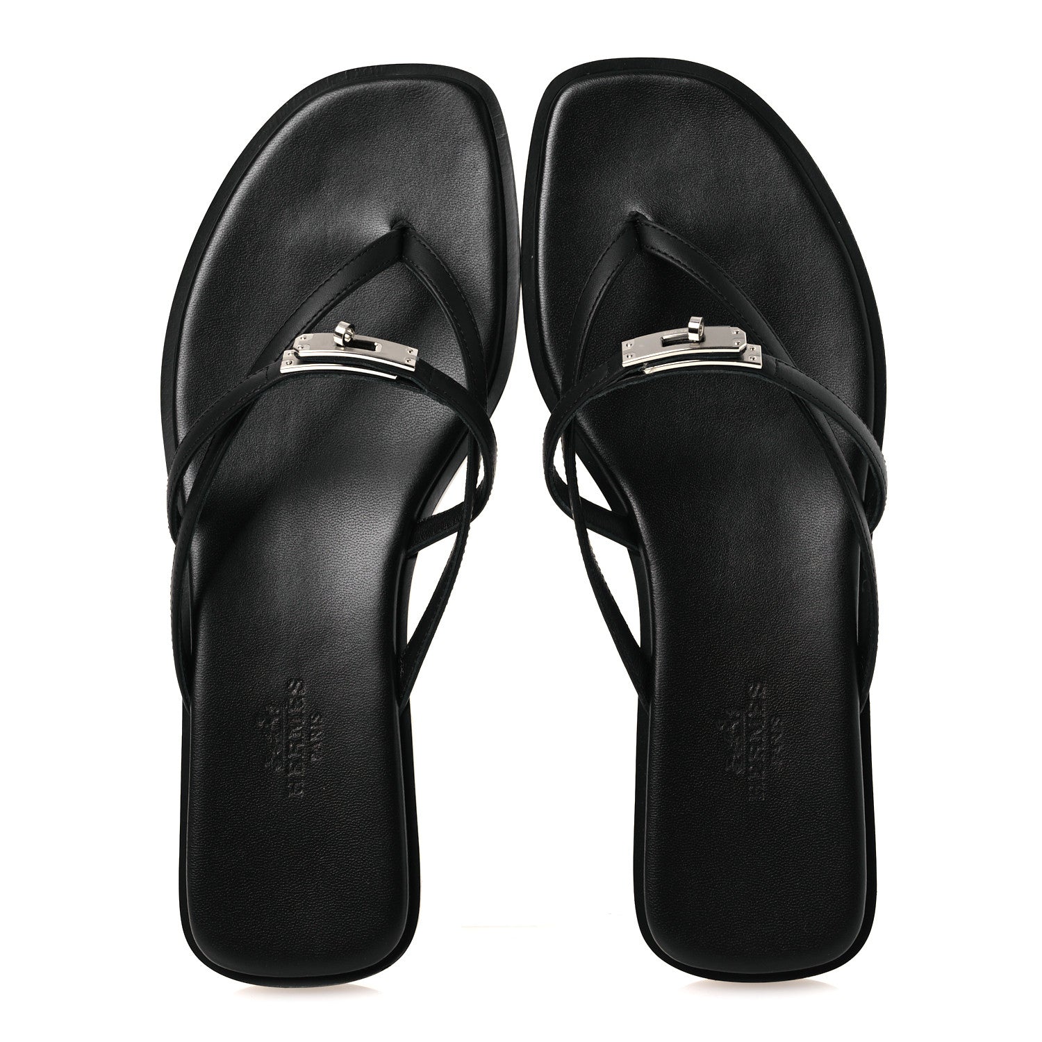 Calfskin Miss Sandals 37 Black