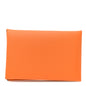 Epsom Calvi Card Case Orange