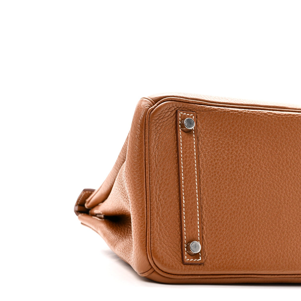 Taurillon Clemence Birkin 30 Gold