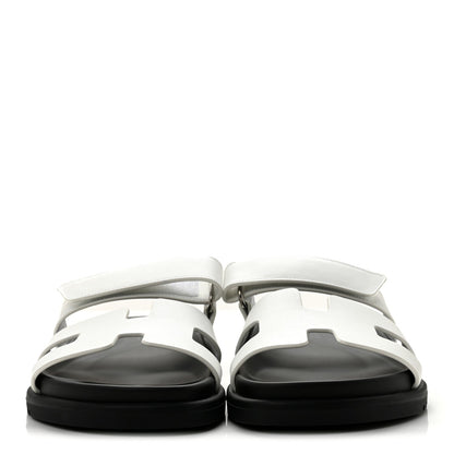 Calfskin Womens Chypre Sandals 36.5 White