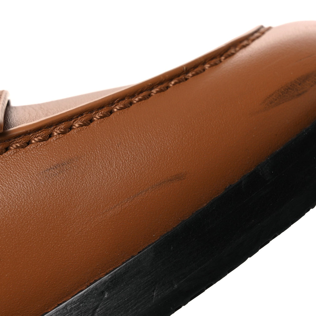 Calfskin Womens Impact Loafers 36 Naturel