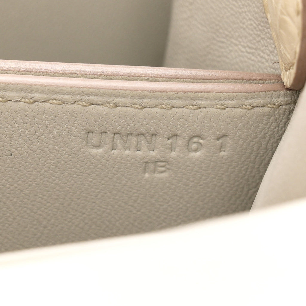 Matte Alligator Mini Sac Roulis Beton