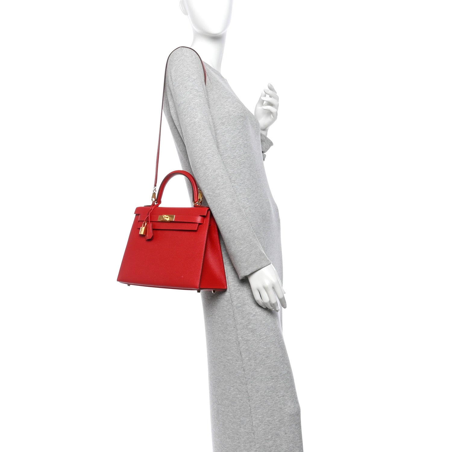 Epsom Kelly Sellier 28 Rouge Casaque