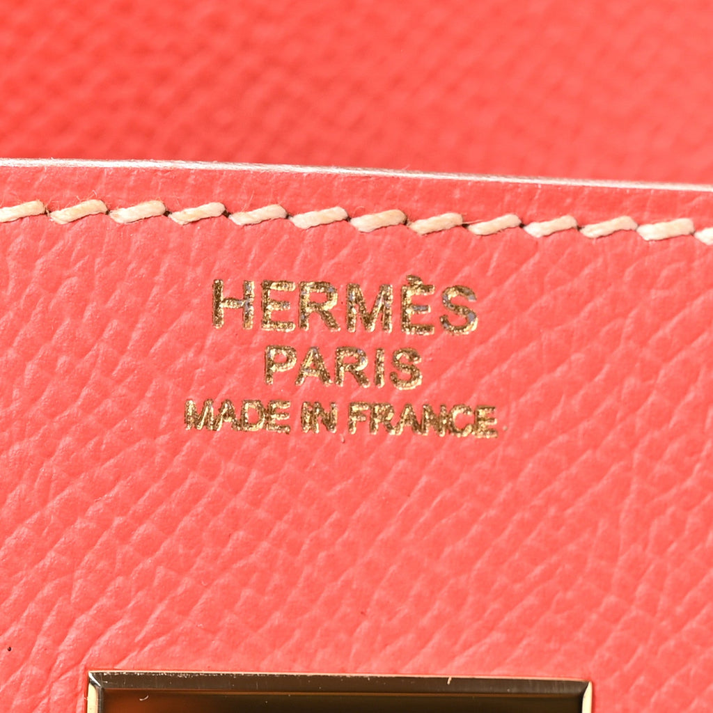 Epsom Candy Birkin 30 Rose Jaipur Gold