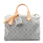 Monogram Denim Speedy Soft 30 Washed Gray