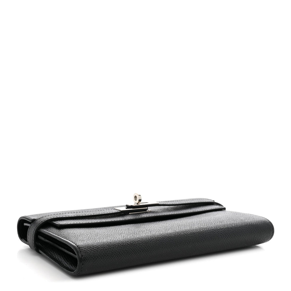 Epsom Kelly Longue Wallet Black