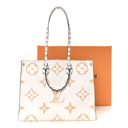 Monogram Giant Onthego GM Kaki Beige