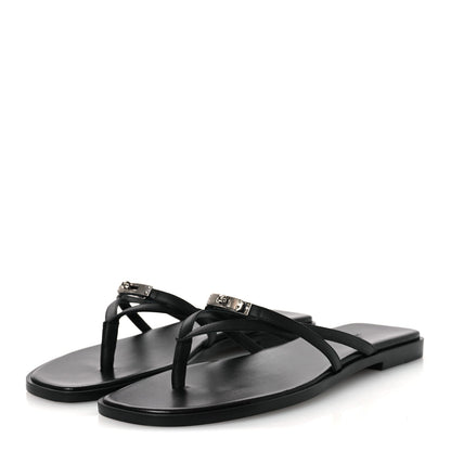 Calfskin Miss Sandals 39 Black