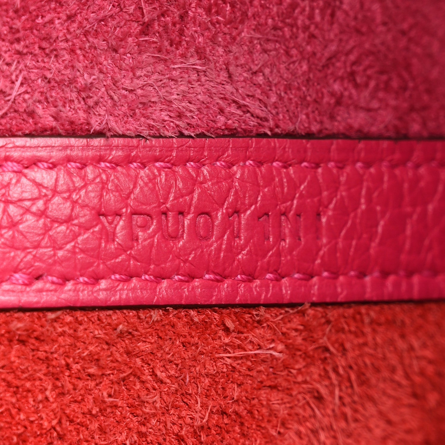 Taurillon Clemence Tri-Color Picotin Lock 18 PM Rose Extreme Rose Mexico Rouge De Coeur