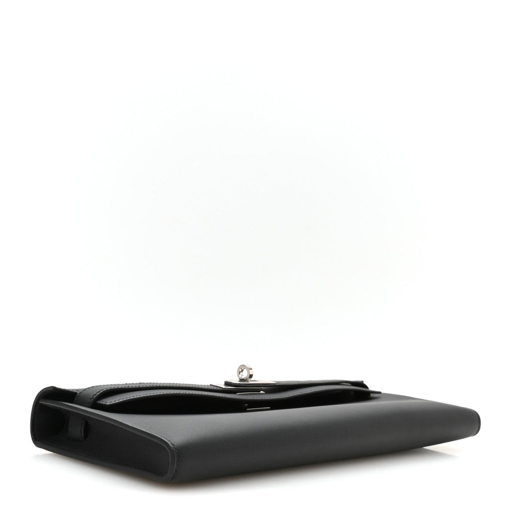 Swift Kelly Cut Clutch Pochette Black