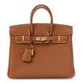Togo Birkin 25 Gold