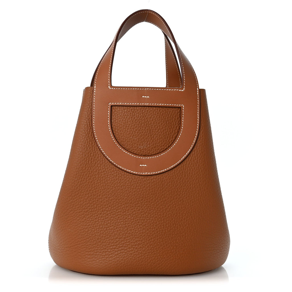 Taurillon Clemence Swift In-The-Loop 23 Bag Gold