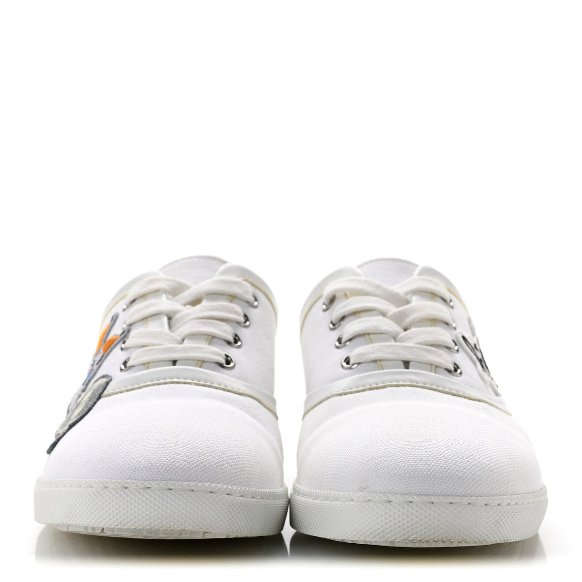 Canvas Embroidered Innocent Sneakers White