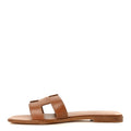 Box Calfskin Oran Sandals 37.5 Gold