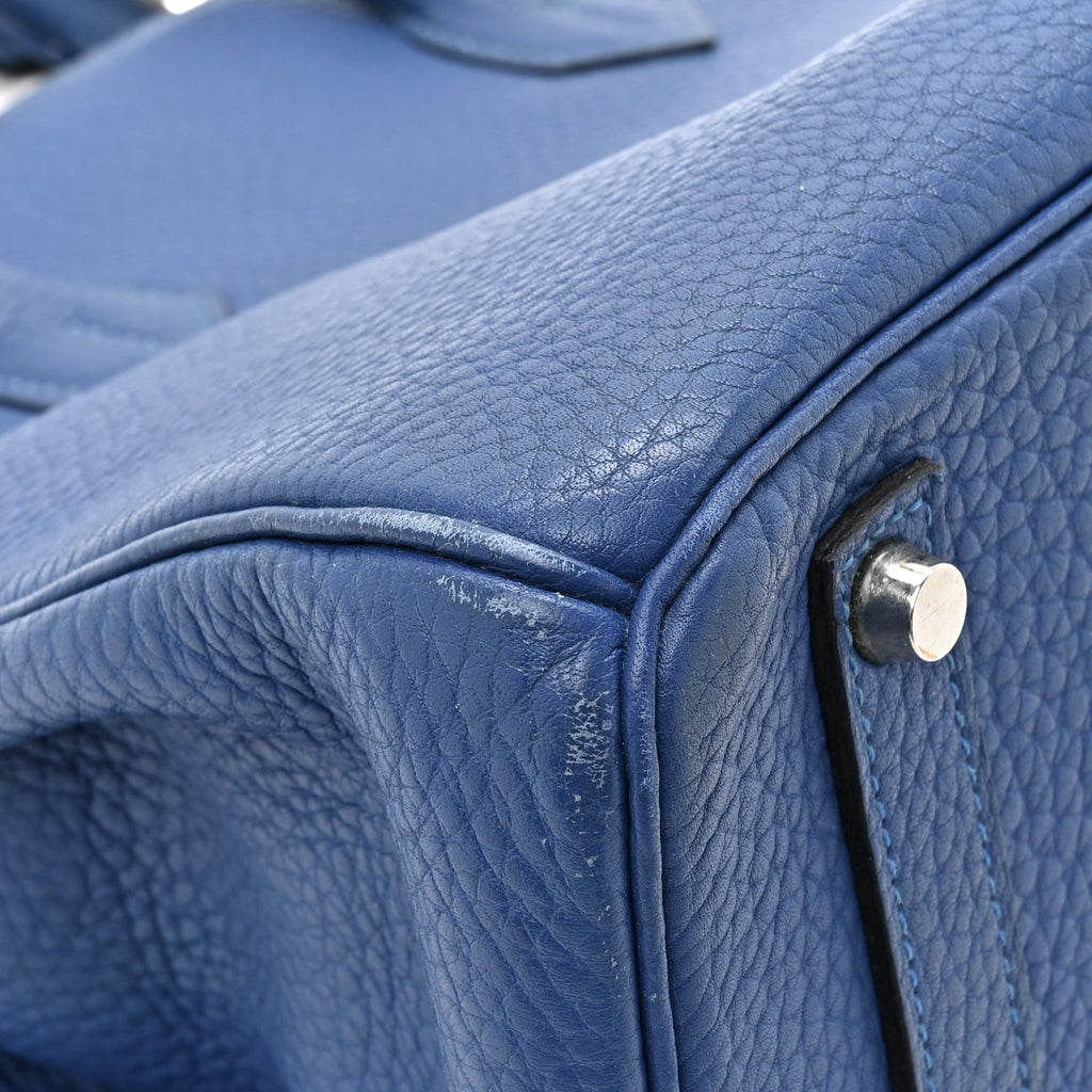 Togo Birkin 35 Bleu Thalassa