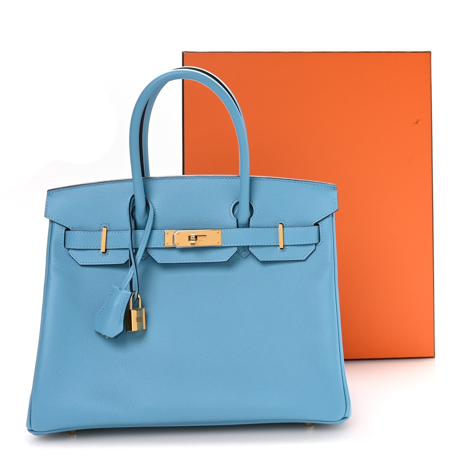 Epsom Birkin 30 Bleu Du Nord