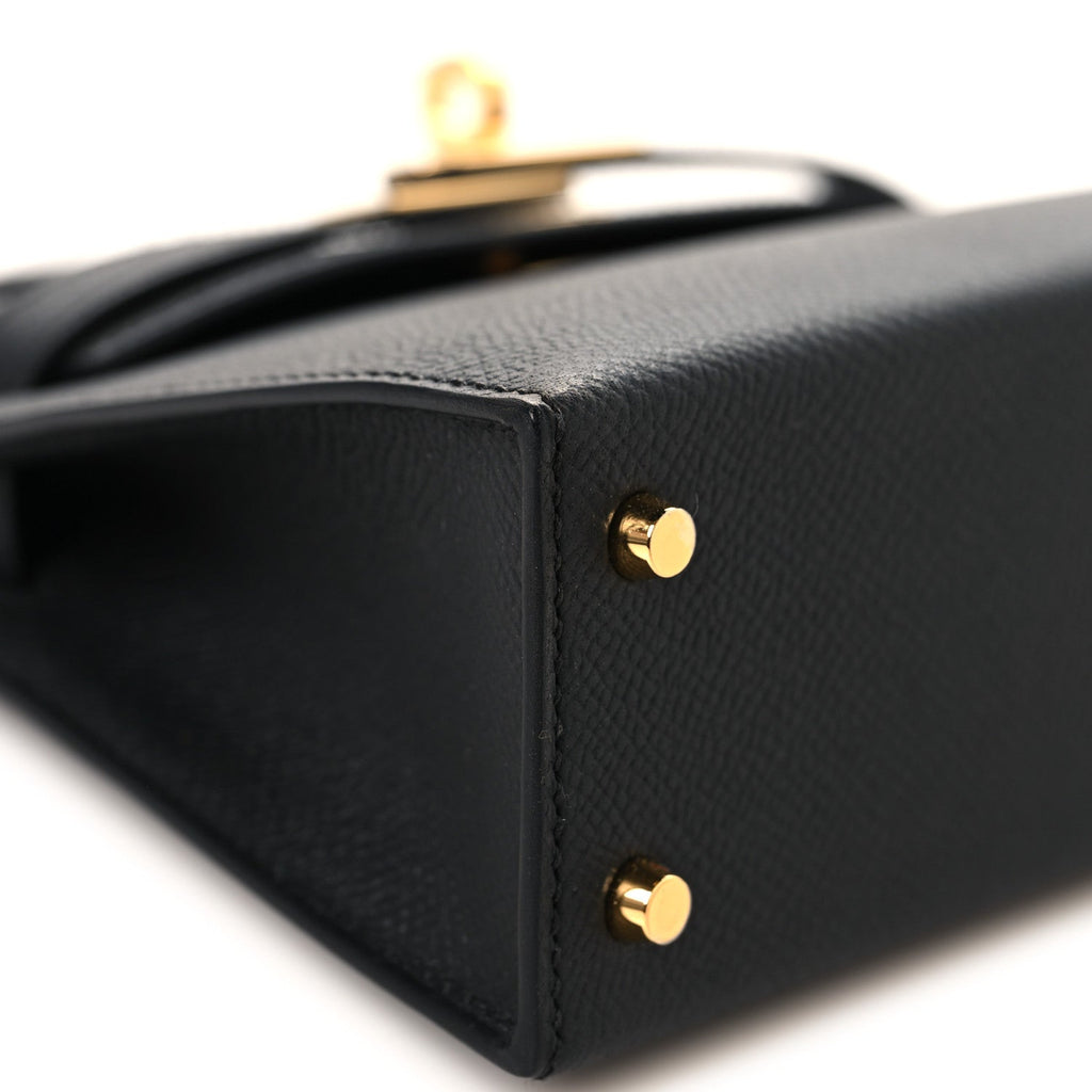 Epsom Mini Kelly Sellier 20 Black