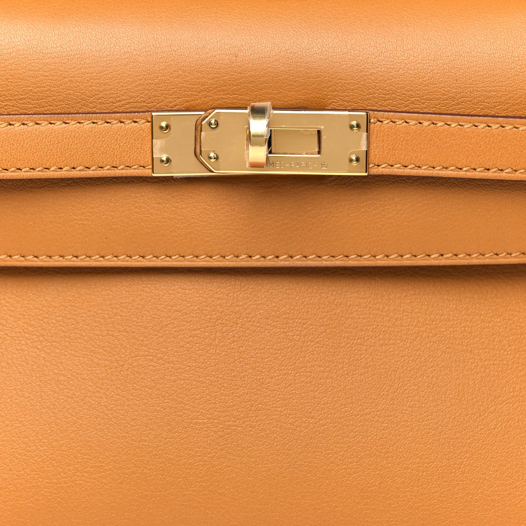 Swift Kelly Pochette Clutch Sesame