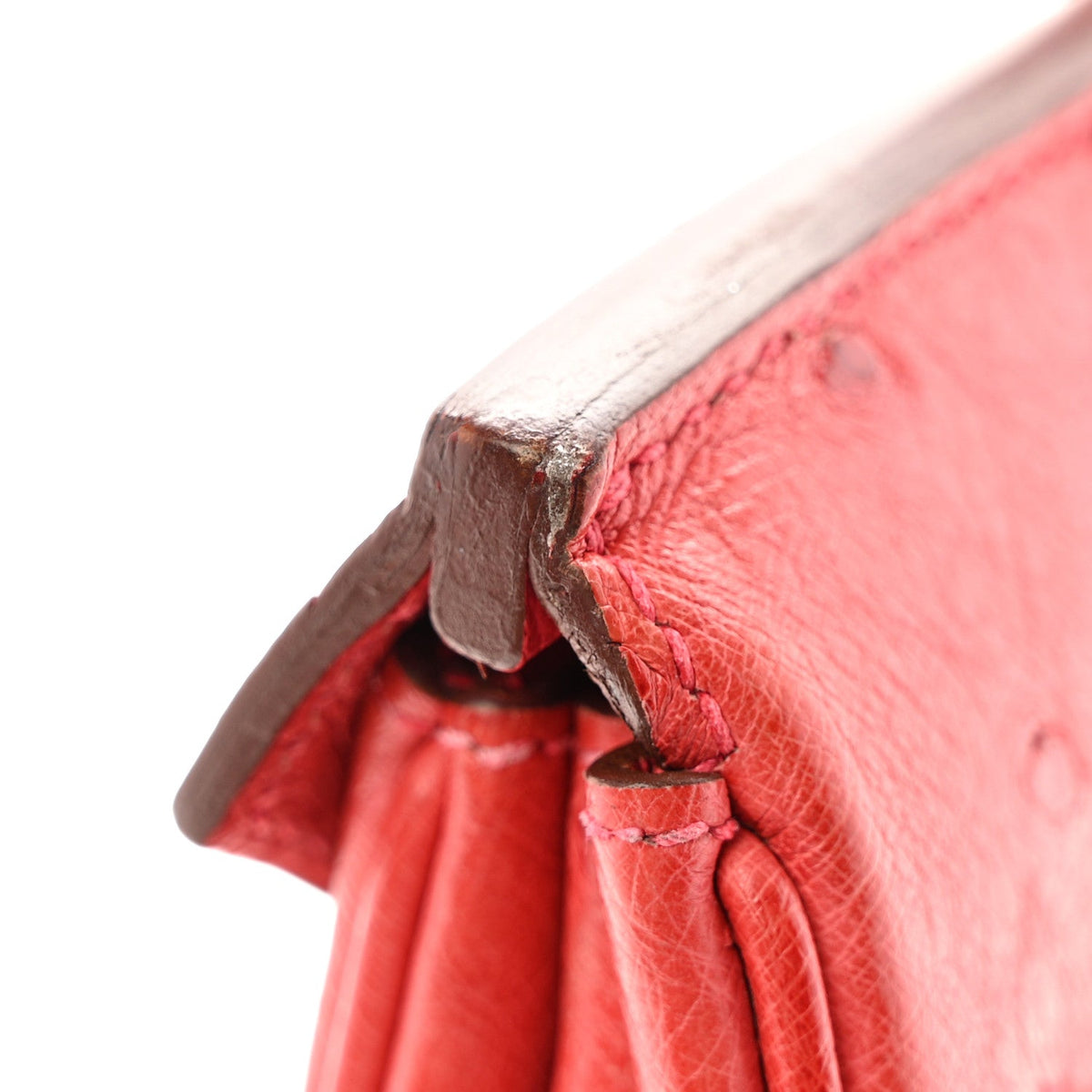 Ostrich Birkin 30 Rouge Vif