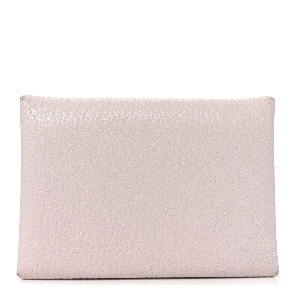 Chevre Mysore Calvi Duo Card Case Mauve Pale