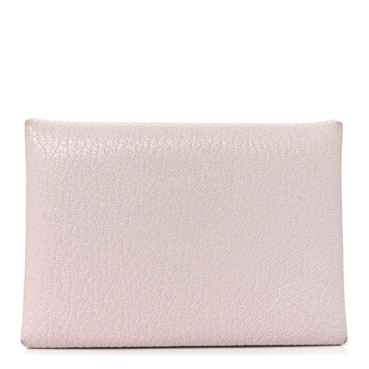 Chevre Mysore Calvi Duo Card Case Mauve Pale
