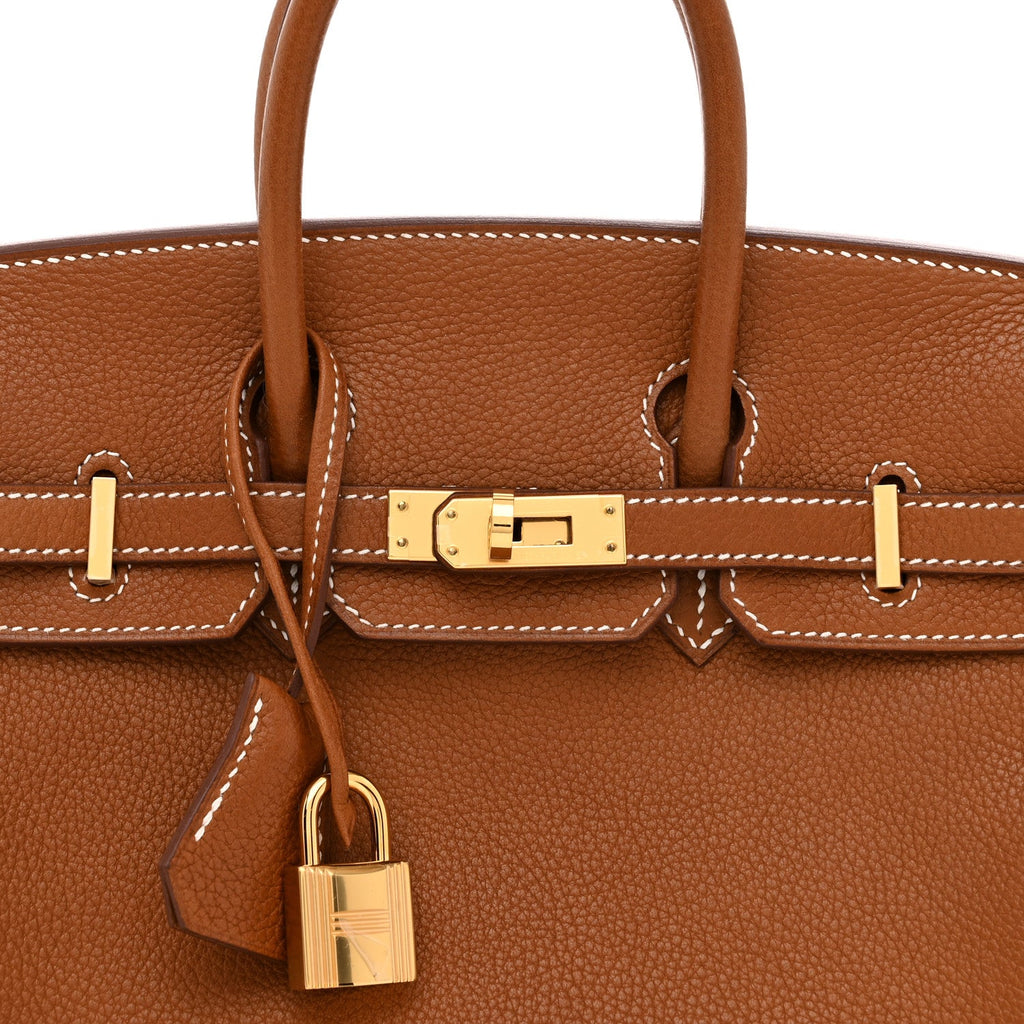 Natural Barenia Faubourg Birkin 25 Fauve