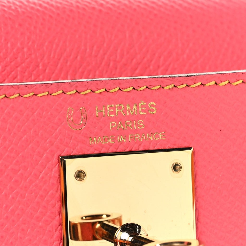 Epsom Horseshoe Kelly Sellier 28  Rose Azalee Jaune D'or