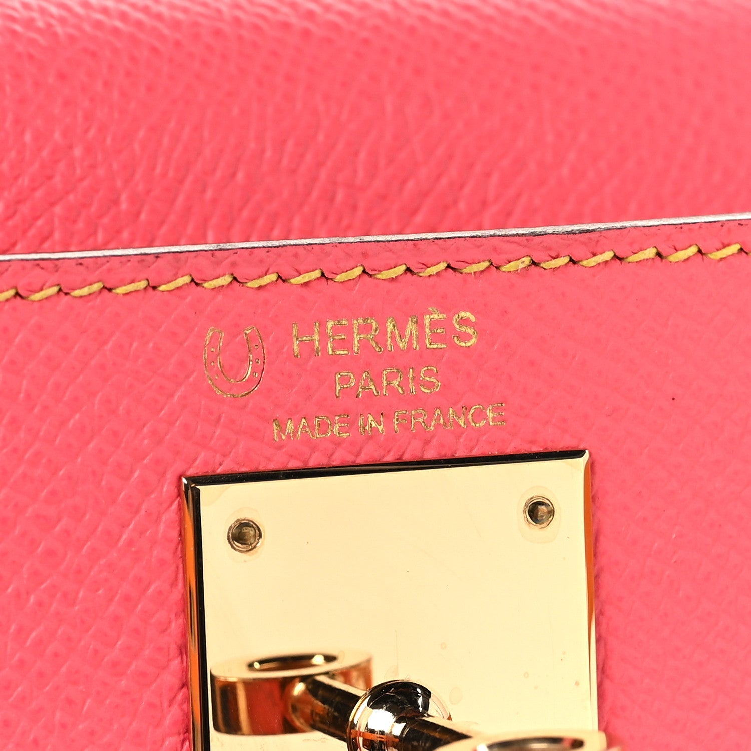 Epsom Horseshoe Kelly Sellier 28  Rose Azalee Jaune D'or