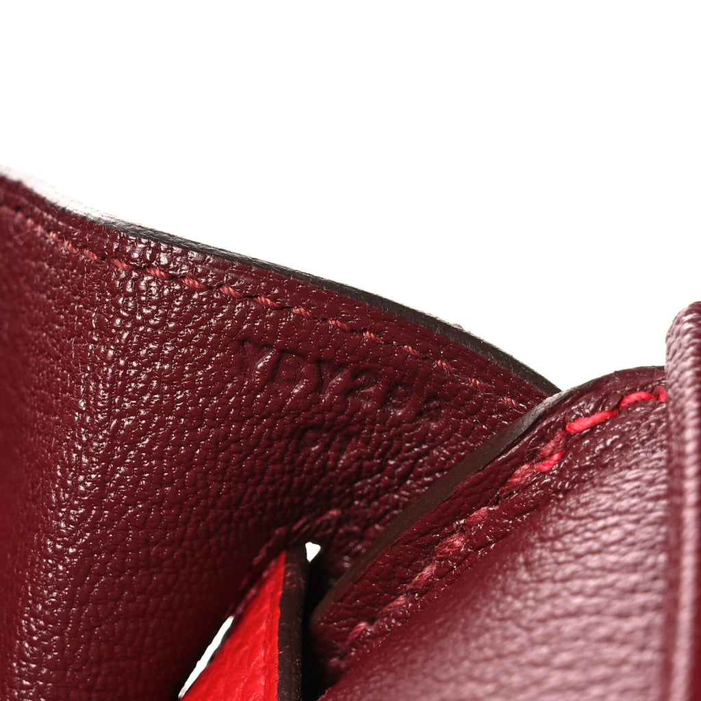 Togo Verso Birkin 30 Rouge Vif Rouge H