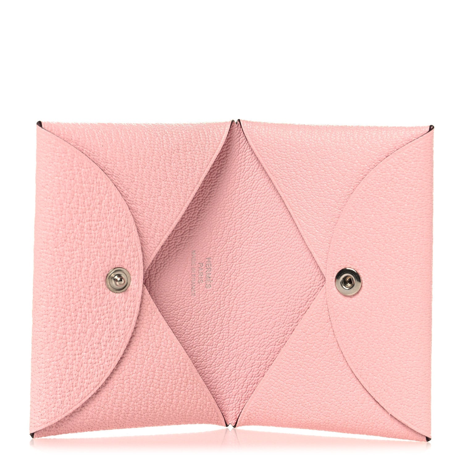 Chevre Mysore Calvi Card Case Rose Darling
