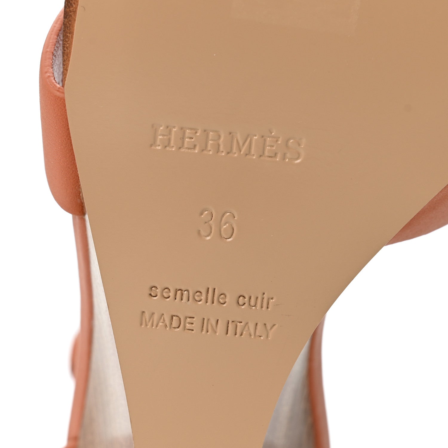 Calfskin Legend Wedge Sandals 36 Rouge Blush