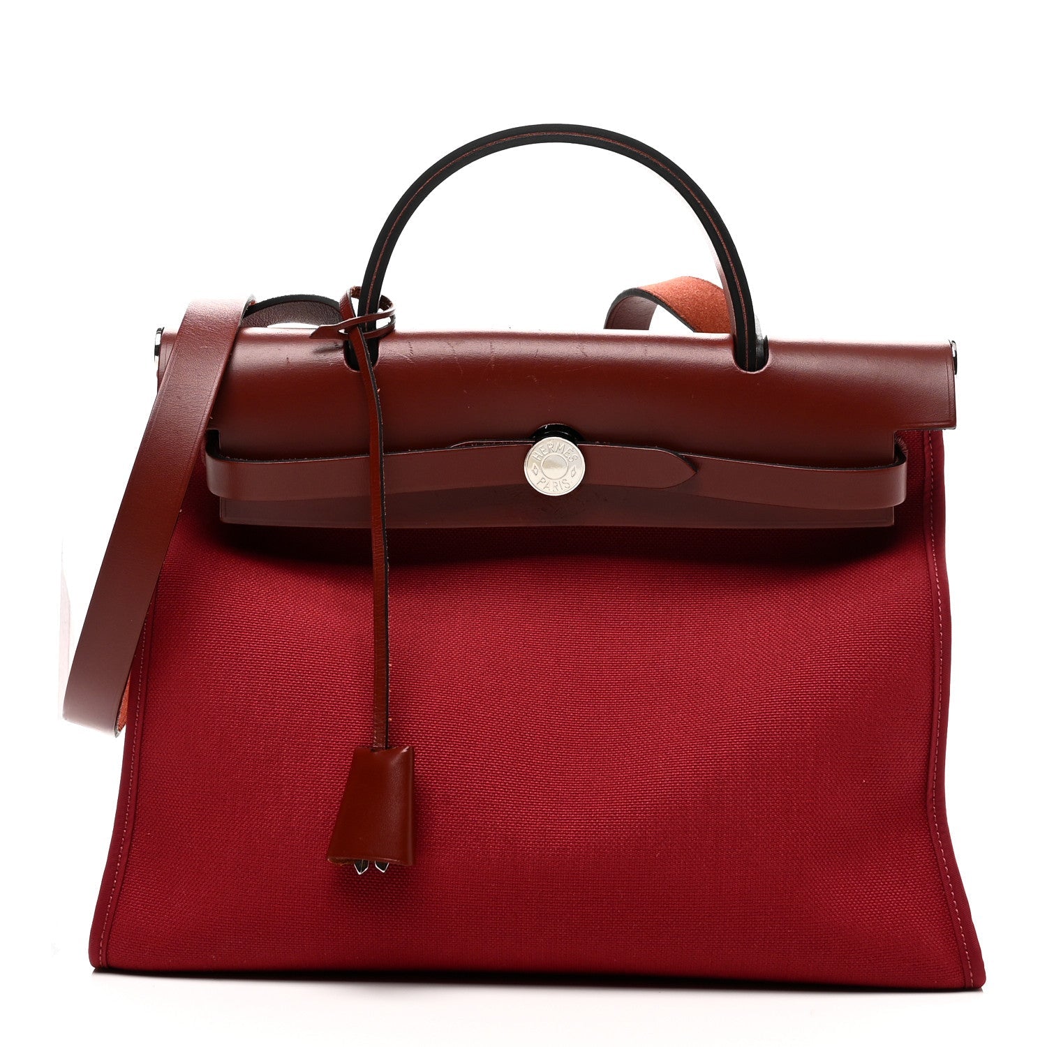 Vache Hunter Toile Herbag Zip 31 PM Rouge H Brique