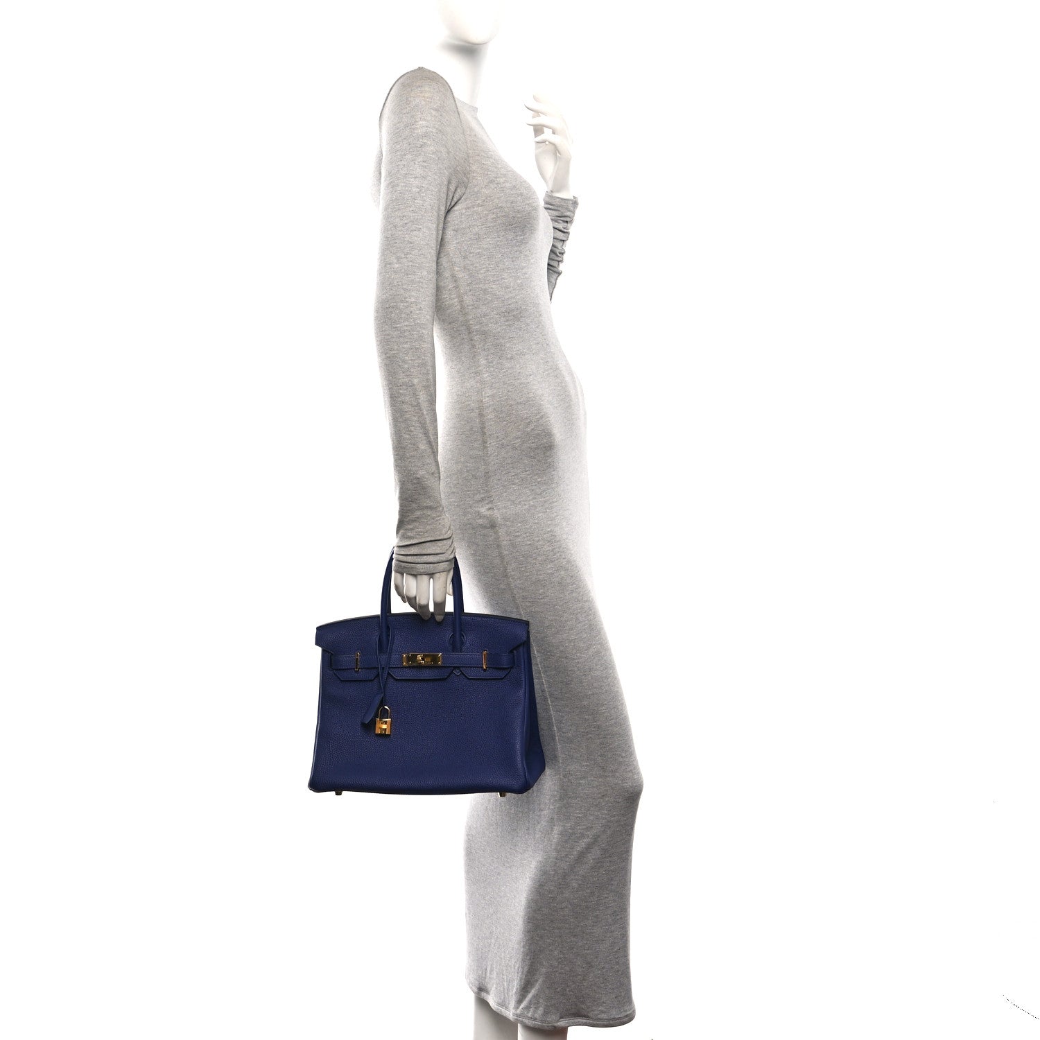 Togo Birkin 30 Bleu Encre